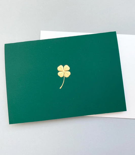 Four Leaf Clover - Greeting Card