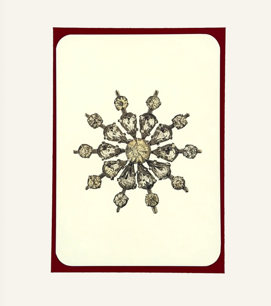 Winter Jewels, Snowflake VI - Greeting Card