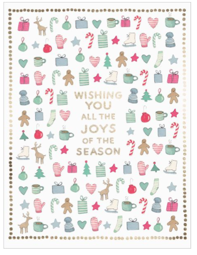 Merry Motif - Greeting Card