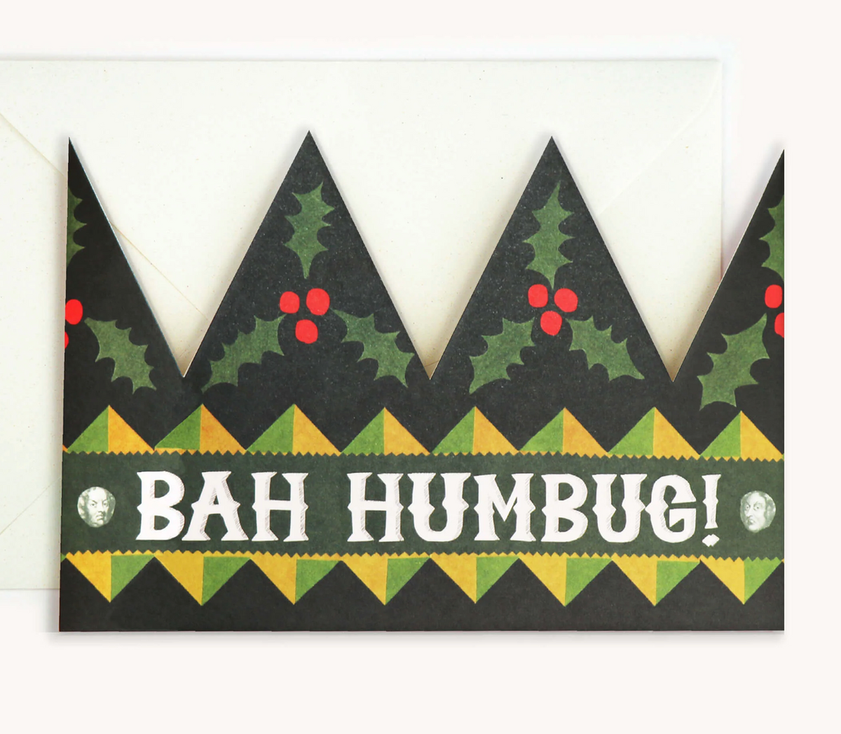 Bah Humbug Crown Card