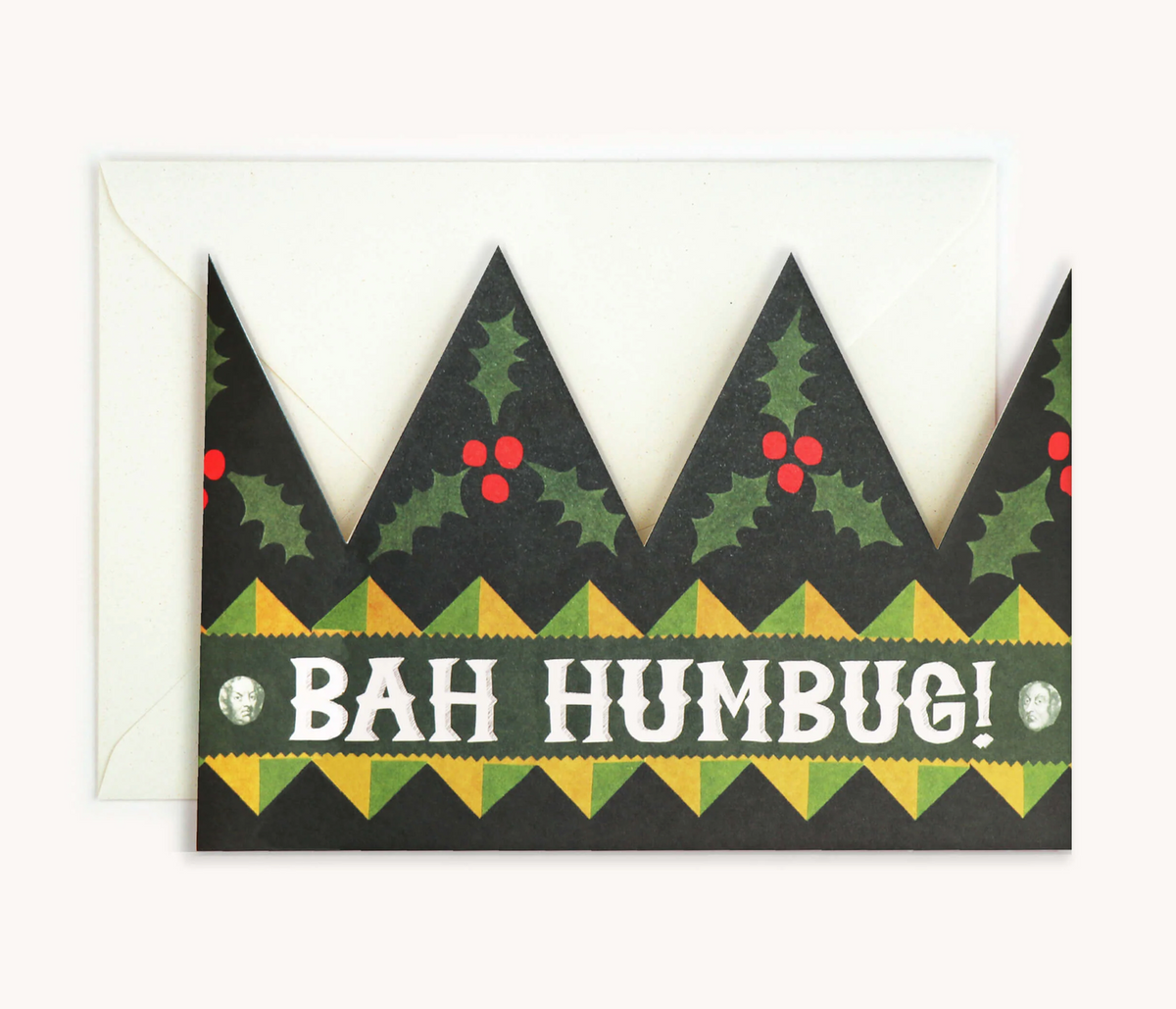 Bah Humbug Crown Card