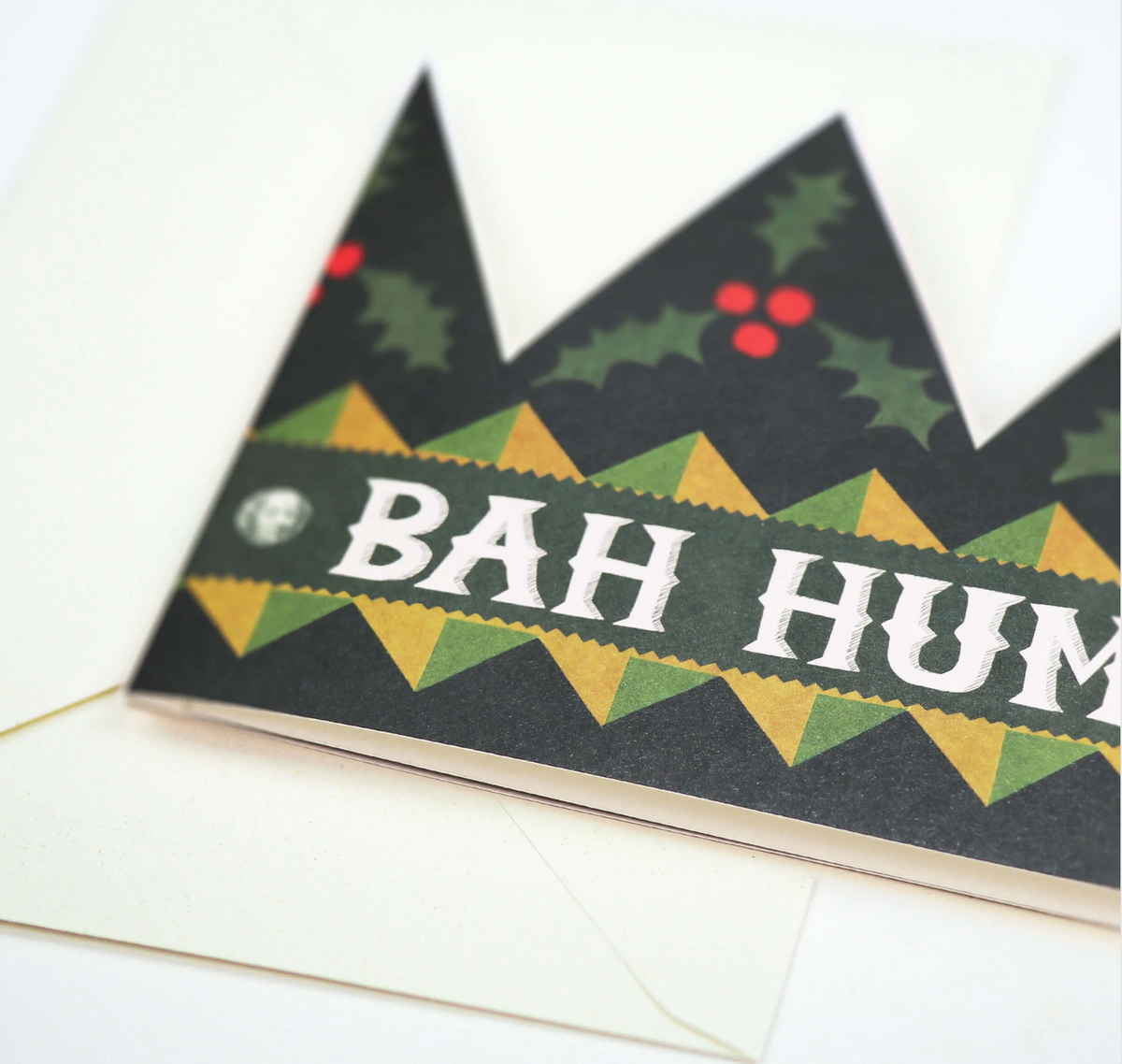 Bah Humbug Crown Card