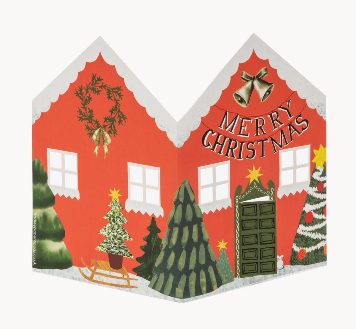 Christmas House Greeting Card