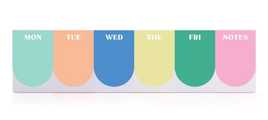 Weekly Note Pad