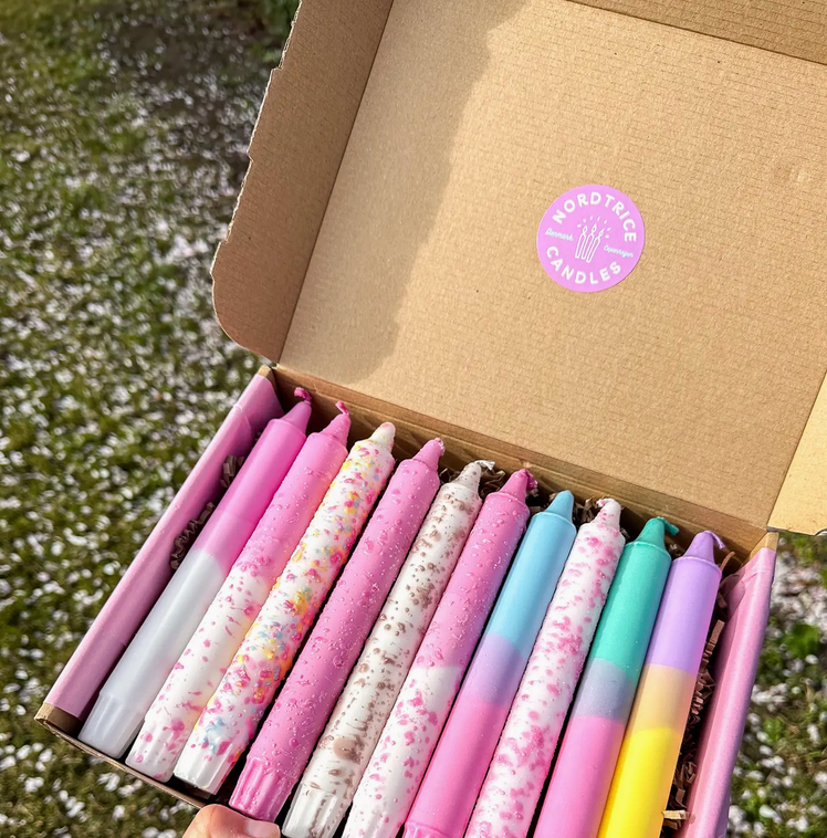 Taper Candles Confetti - 35cm