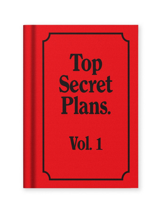 Top Secret Plans Tiny Notebook