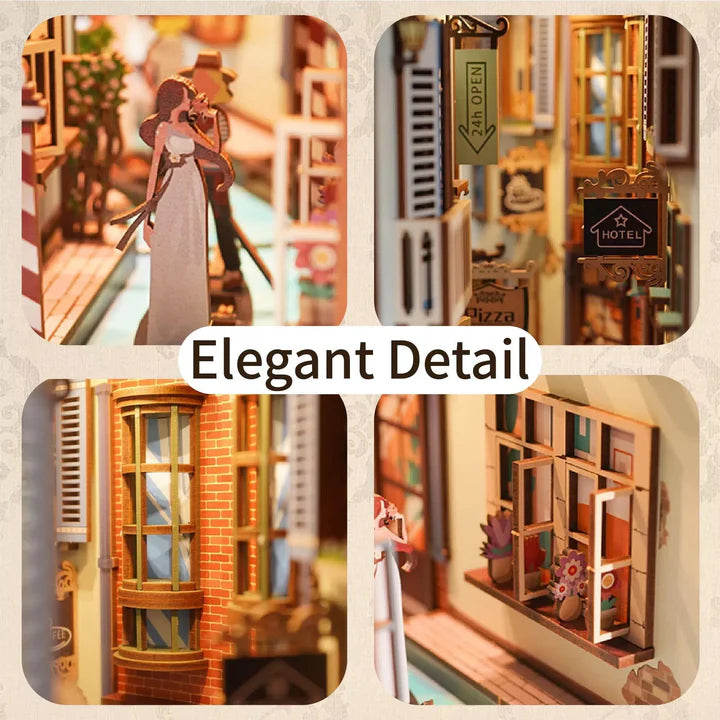 Travel in Venice Book Nook Kit