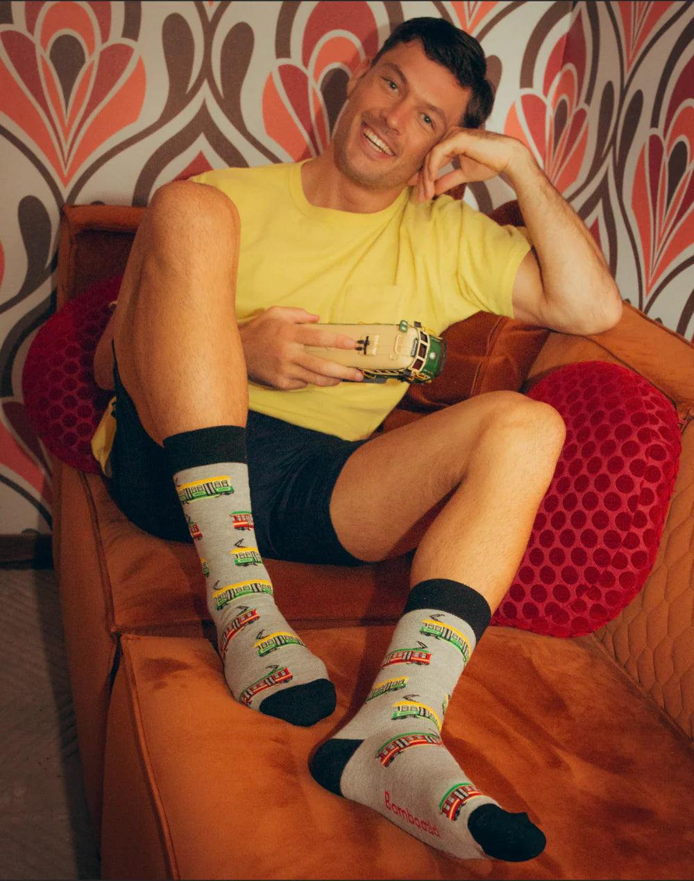 Mens Trams Bamboo Sock