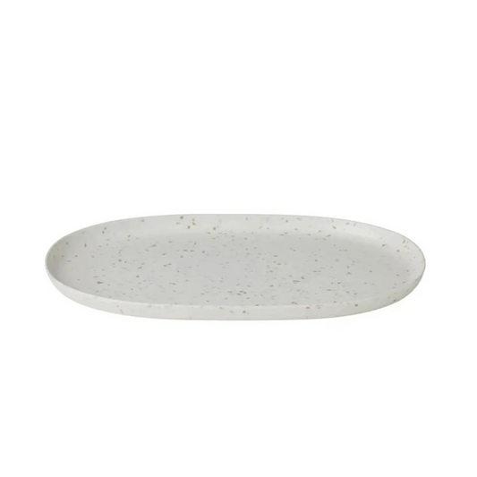 Tidal Terrazzo Melamine Platter 25x40cm