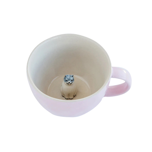 Bisque Figurine Mug - Cat