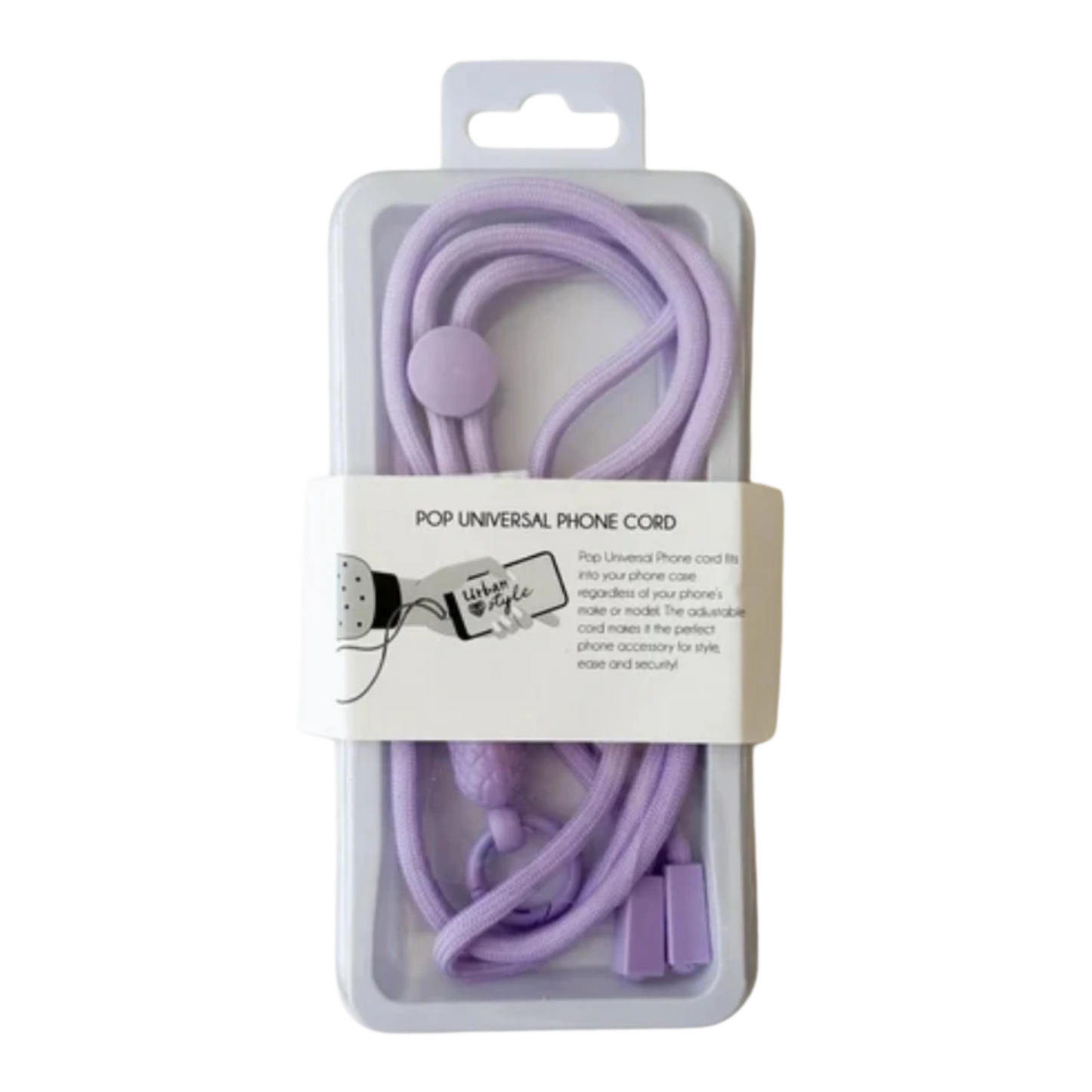 Pop Universal Phone Cord in Mauve