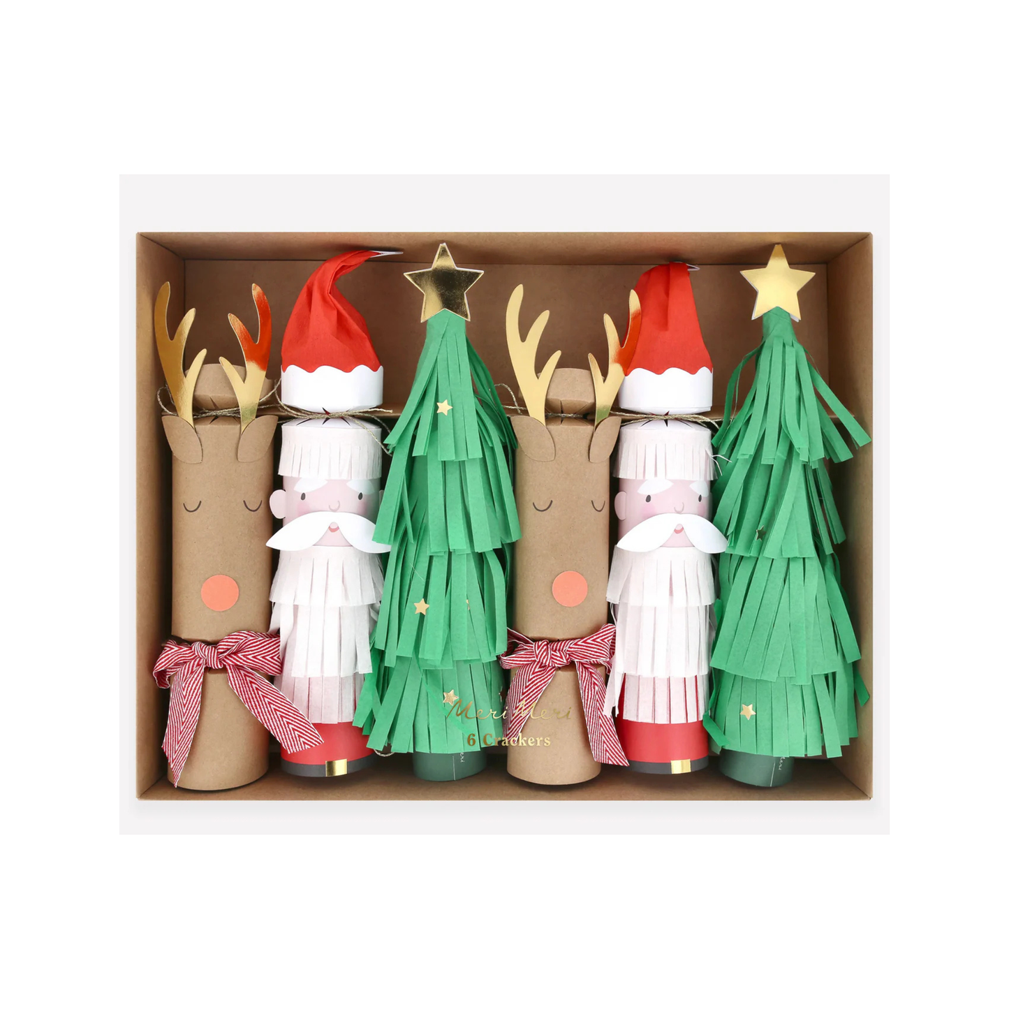 Christmas Cracker Santa, Reindeer & Tree)