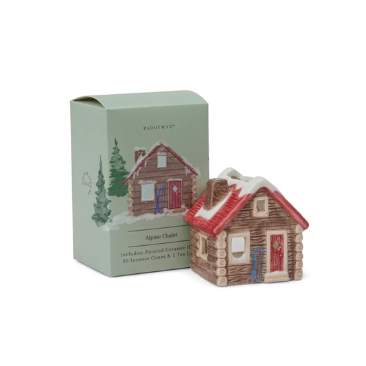 Alpine Chalet Style Incense & Tea Light Holder
