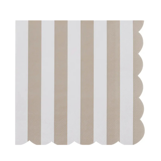 Carnival Taupe Paper Napkin 20 pack