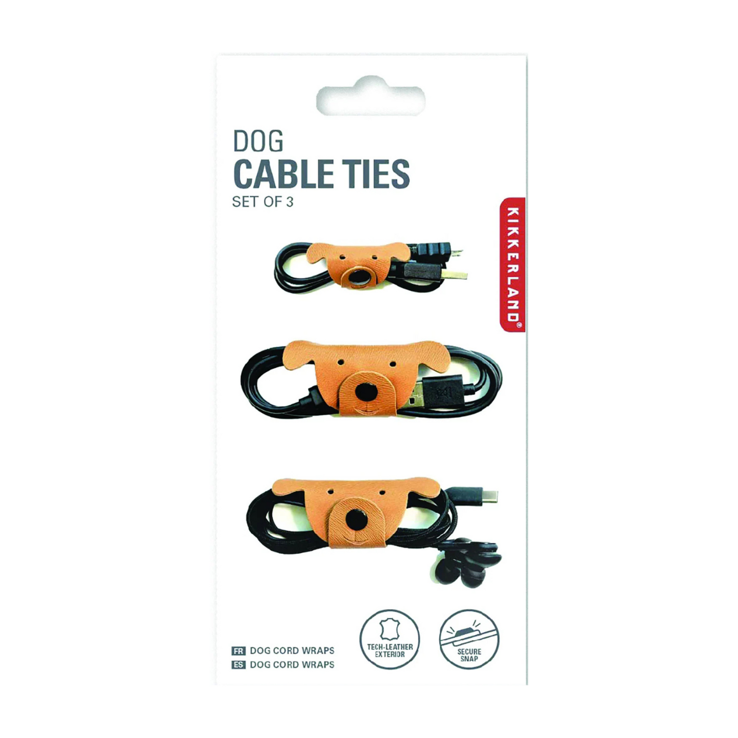 Dog Cable Ties Brown 1x10x8cm