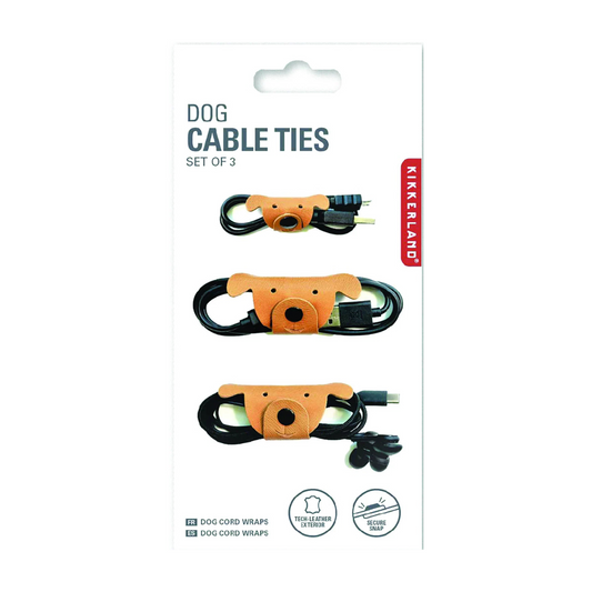 Dog Cable Ties Brown 1x10x8cm