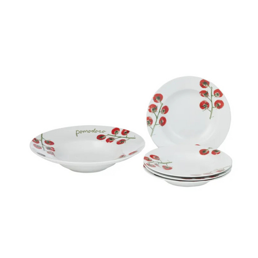 Pomodoro Pasta Five Piece Ceramic Set