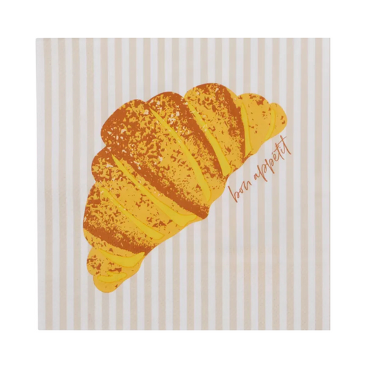 Croissant Paper Napkin 20 pack