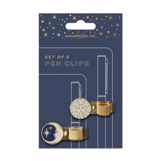 Pen Clips - Celestial (set of 2)