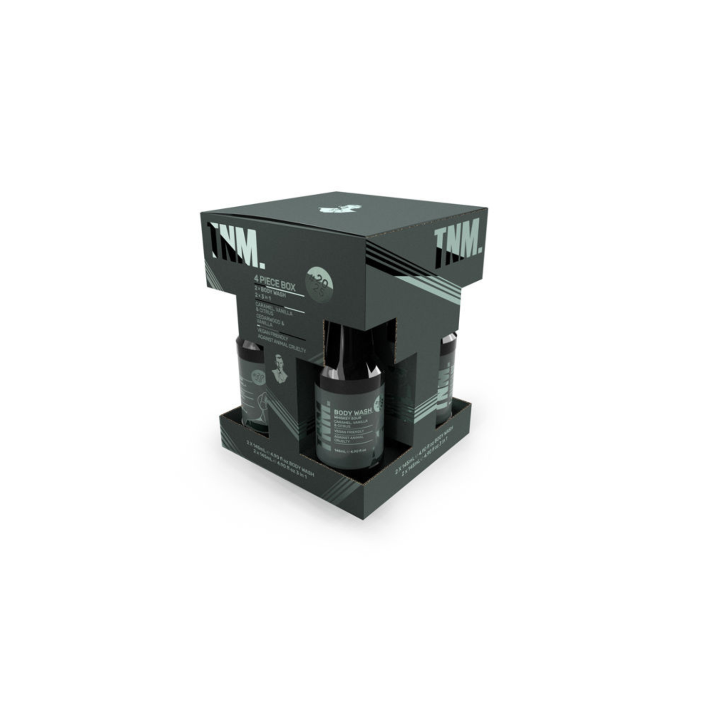 The Nourished Man Gift Set 4 piece