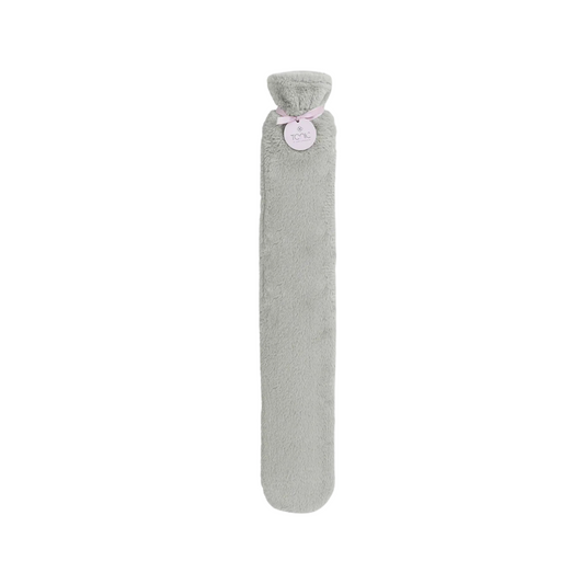Long Hot Water Bottle - Deluxe Smokey Grey