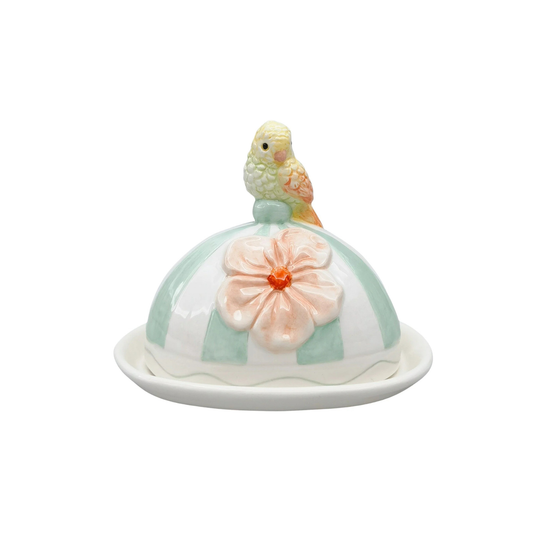 Perdy Parrot Butter Dish