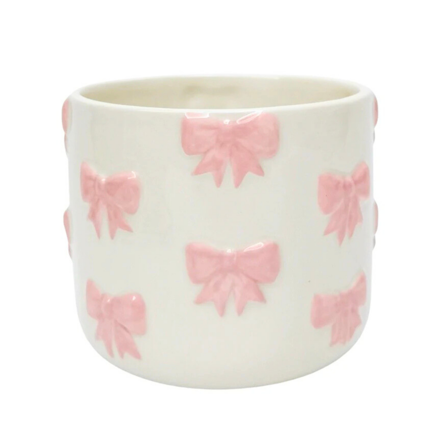 Bow Planter in Pink