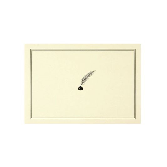 Quill Pen & Ink Note Cards