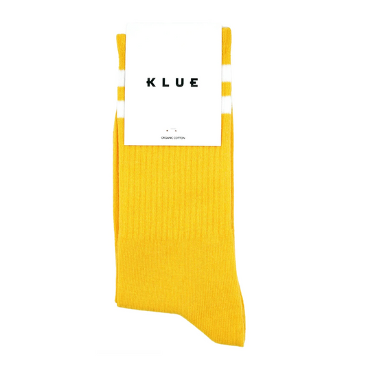 Organic Cotton Tennis Sport Socks Yellow