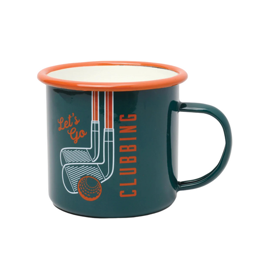 Golf Enamel Mug 500ml