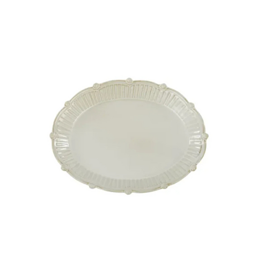 Bistrot Oval Ceramic Platter 18x24cm