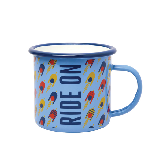 Cycling Enamel Mug 500ml
