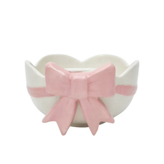 Bow Bowl in Pink