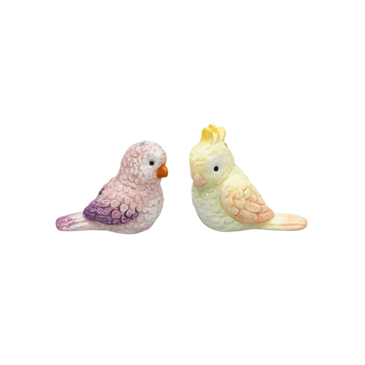Perdy Parrot Salt & Pepper Yellow & Purp