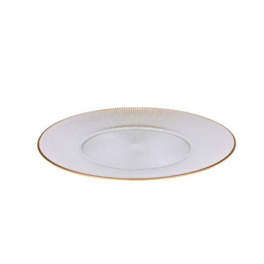 Grace Glass Rib Platter