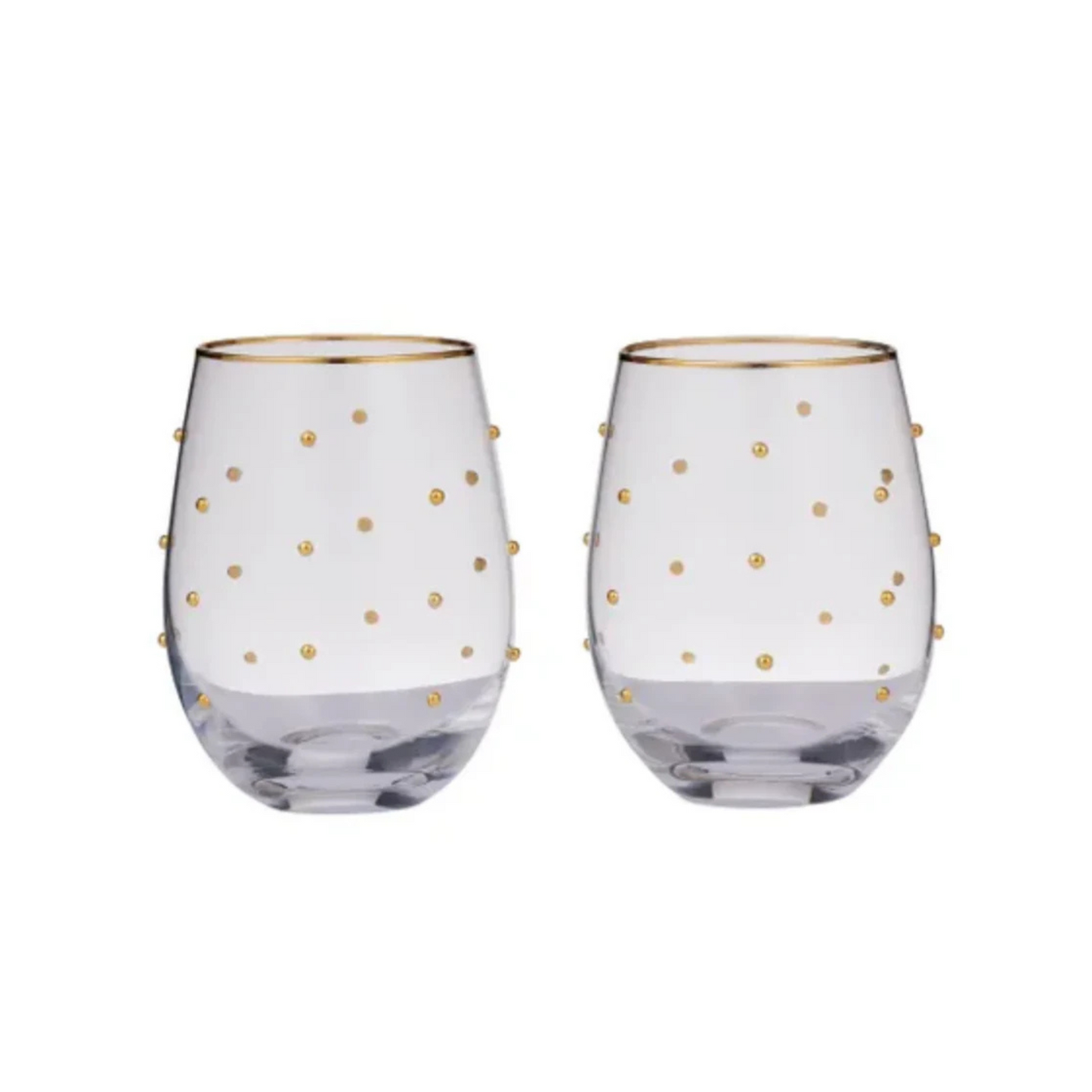 Gimlet Tumbler Glass Set of Two in Gold