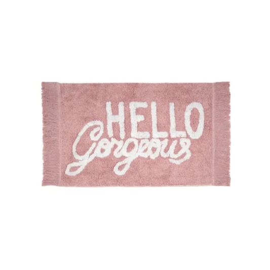 Flirty Cotton Bathmat 50x50cm Pink