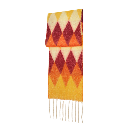 Lulu Cosy Scarf in Fuchsia Mix