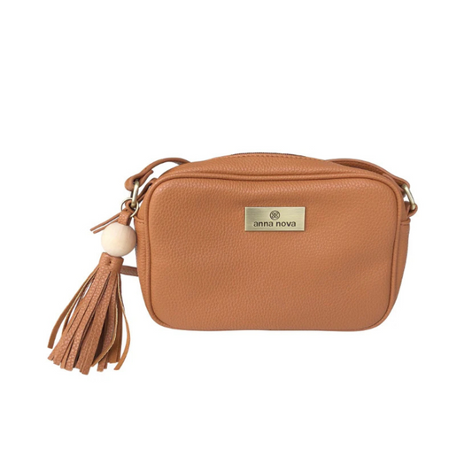 Tropical Cross Body Bag - Brown