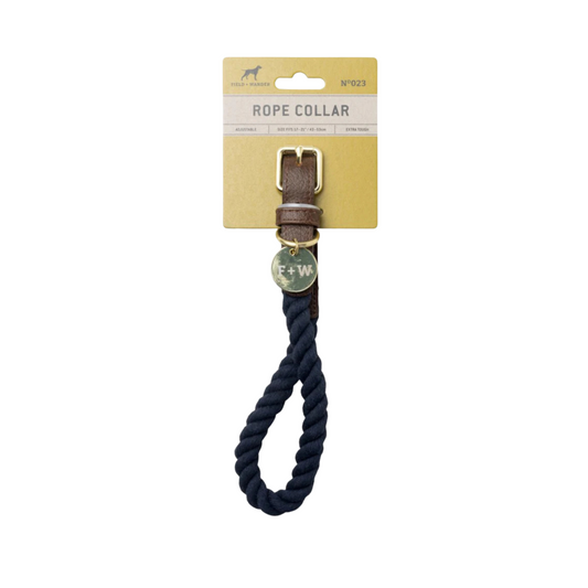 Dog Collar - Large, Navy