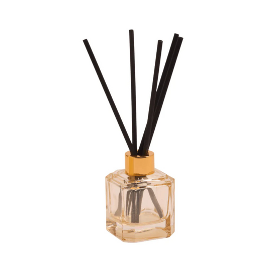 Botanica White Glass Diffusser - Cotton & Teak
