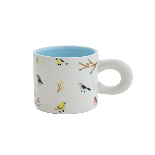 Bisque Dessin Mug - Bird
