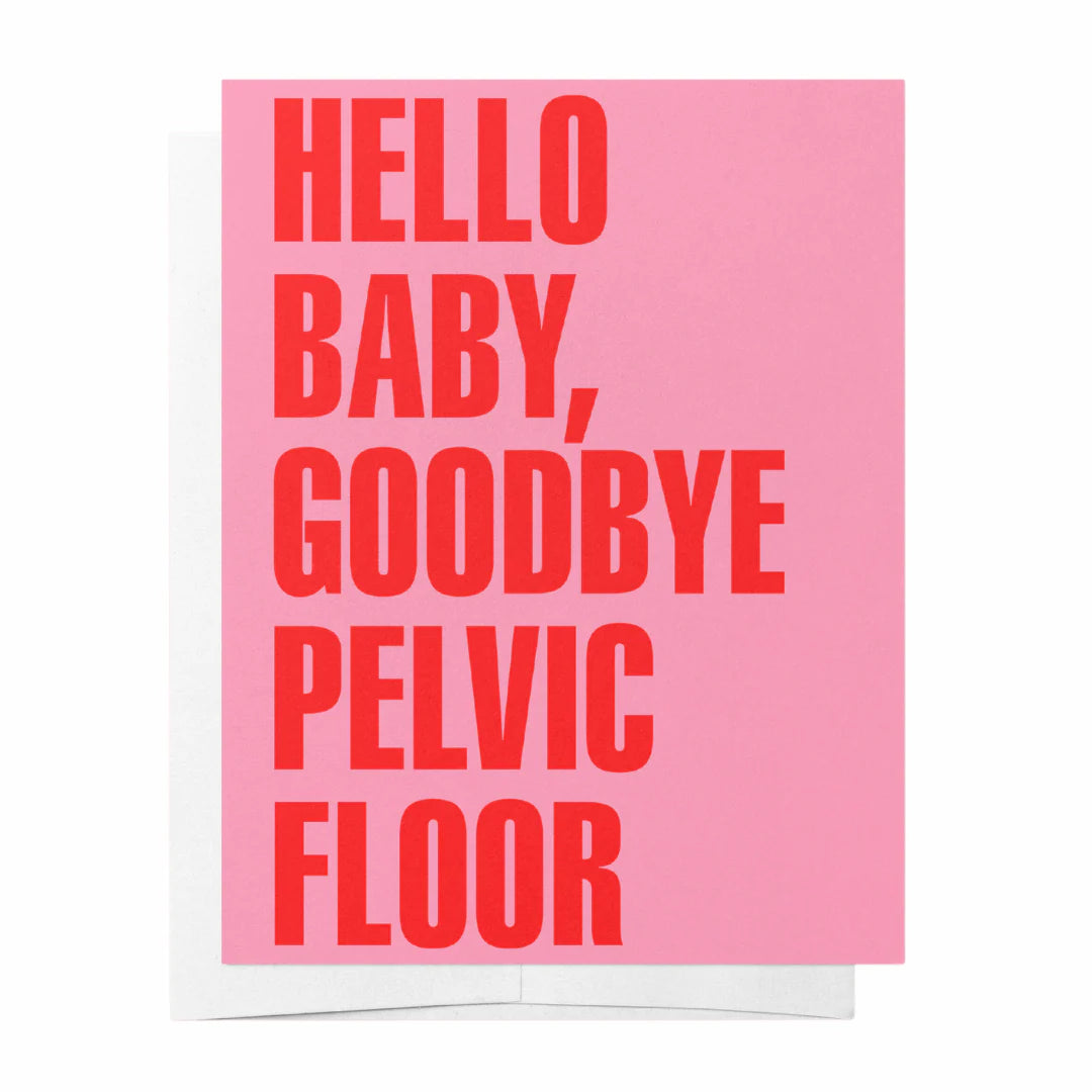 Hello Baby - Pink & Red Baby Shower