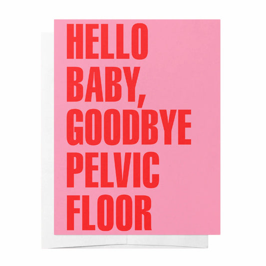 Hello Baby - Pink & Red Baby Shower