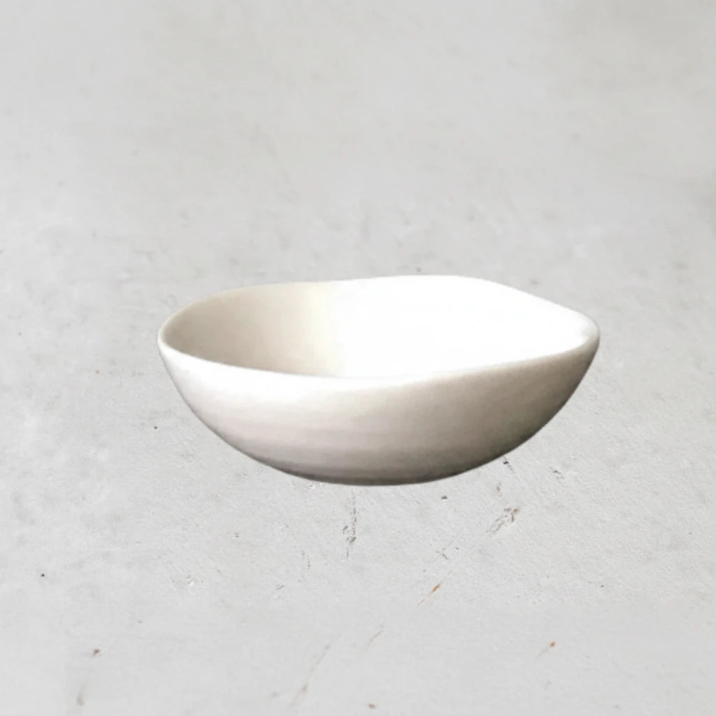 Wobbly Porcelain Mini Bowl - Adventure Awaits