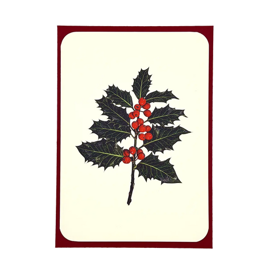 Christmas Holly - Holiday Card