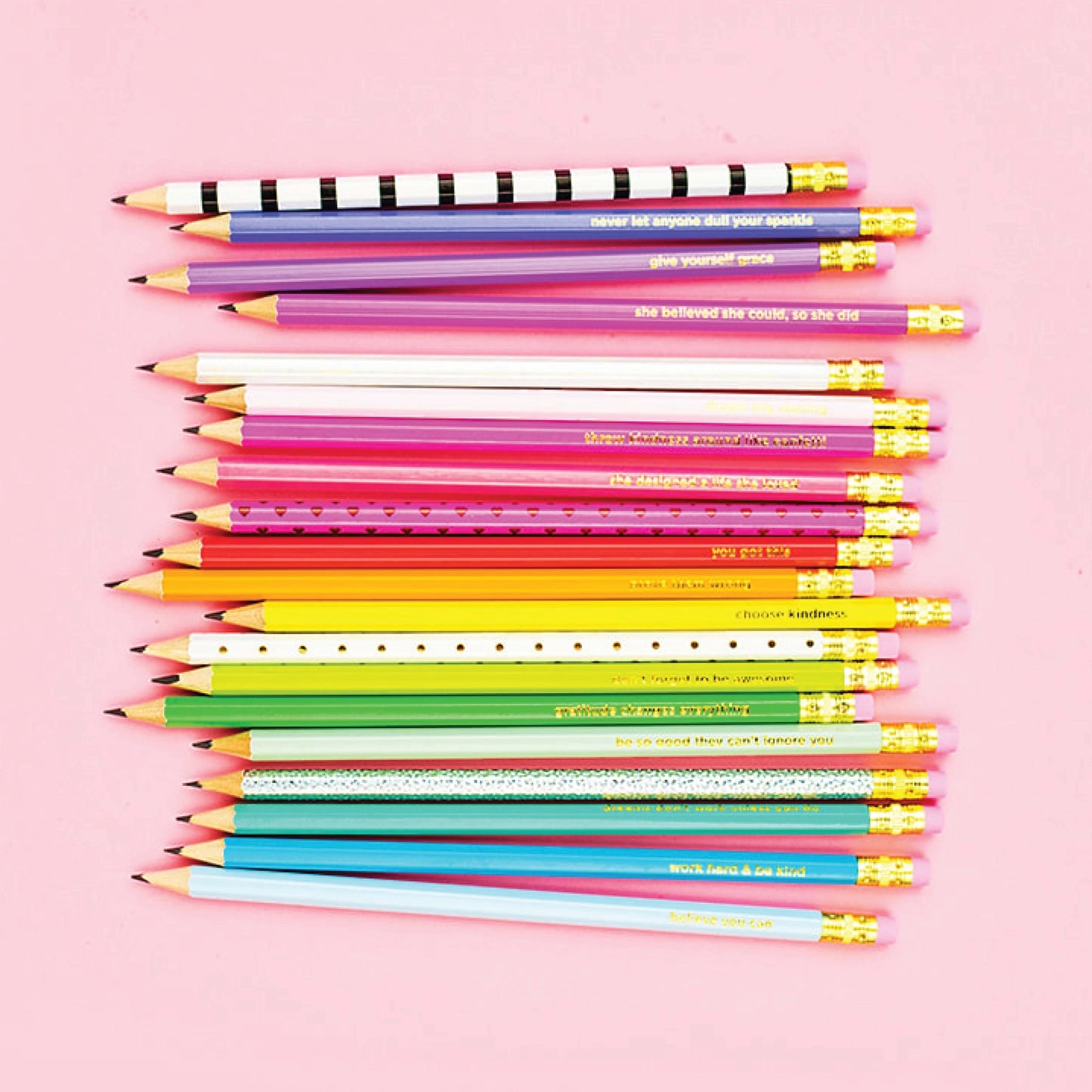 Motivational Pencil 22 Piece Set