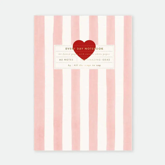 Pink Stripes - Notebook A5