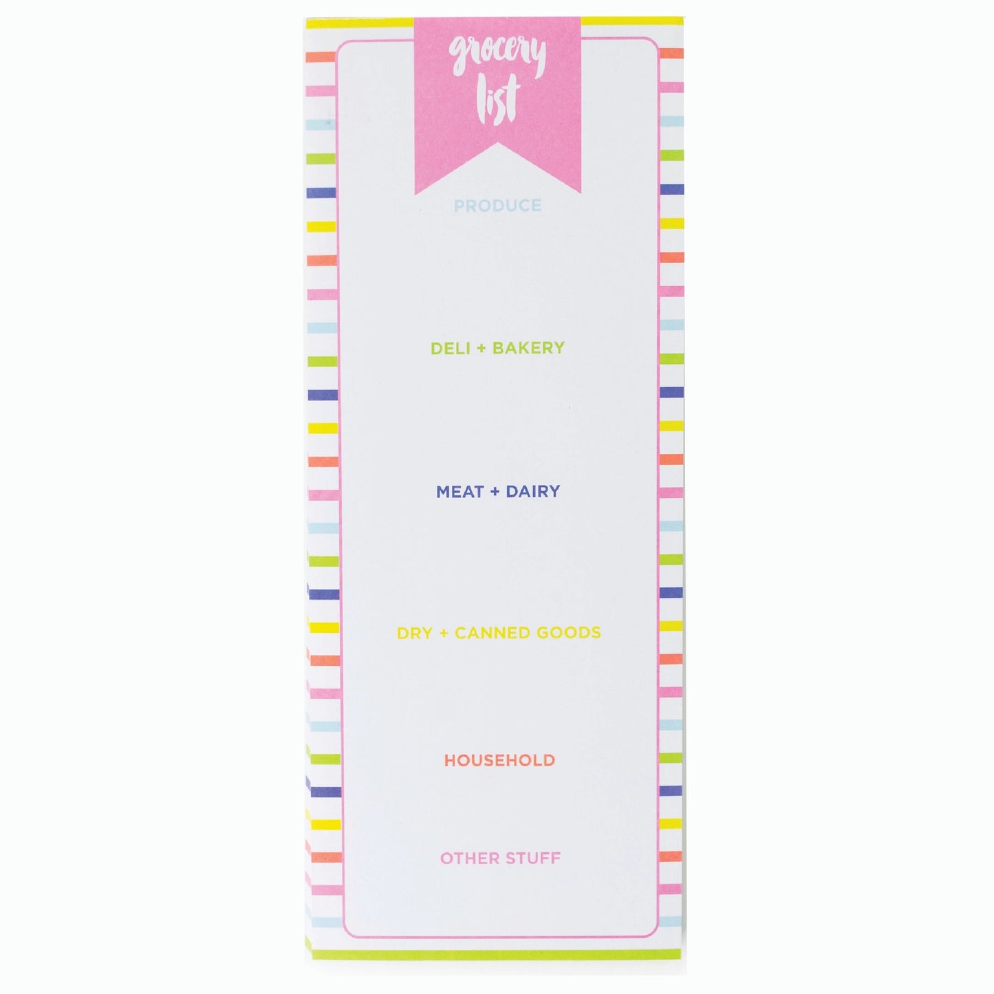 Grocery List with Magnet