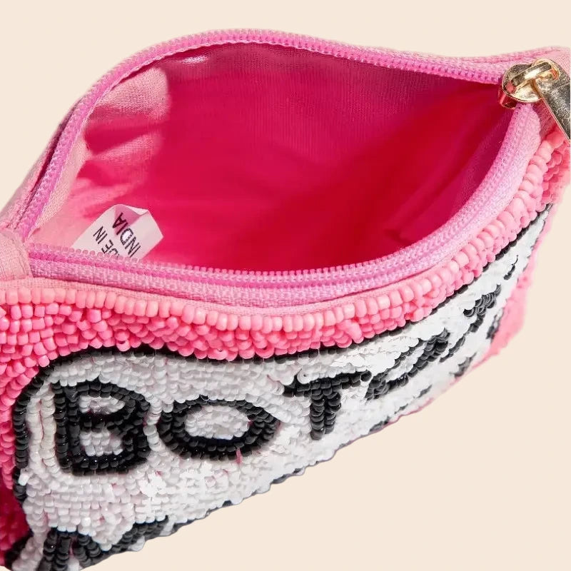 Botox Money Beaded Purse